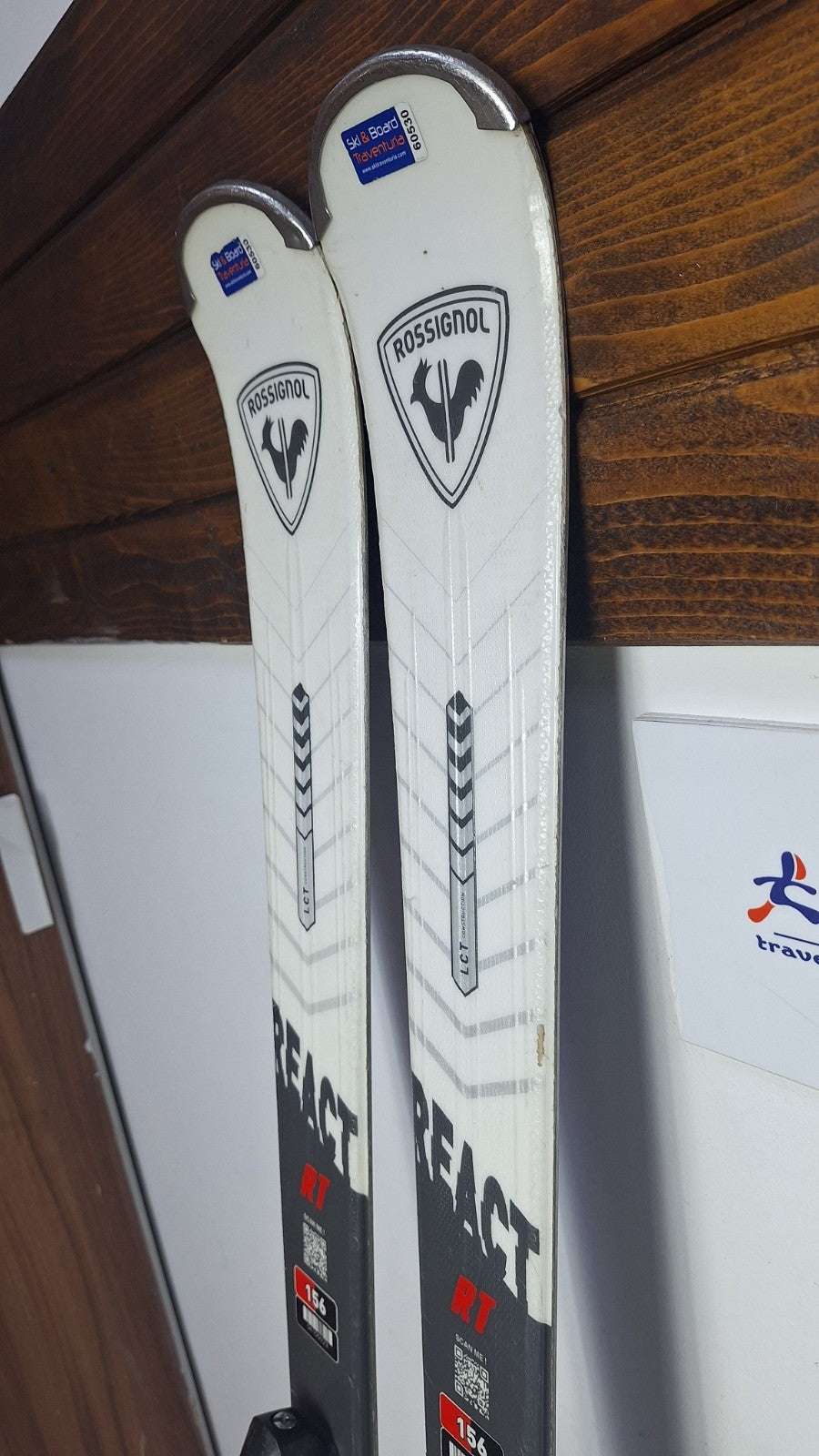 Rossignol React RT Carbon 156 cm Ski + Elan ESR 10 Bindings Winter Adventure