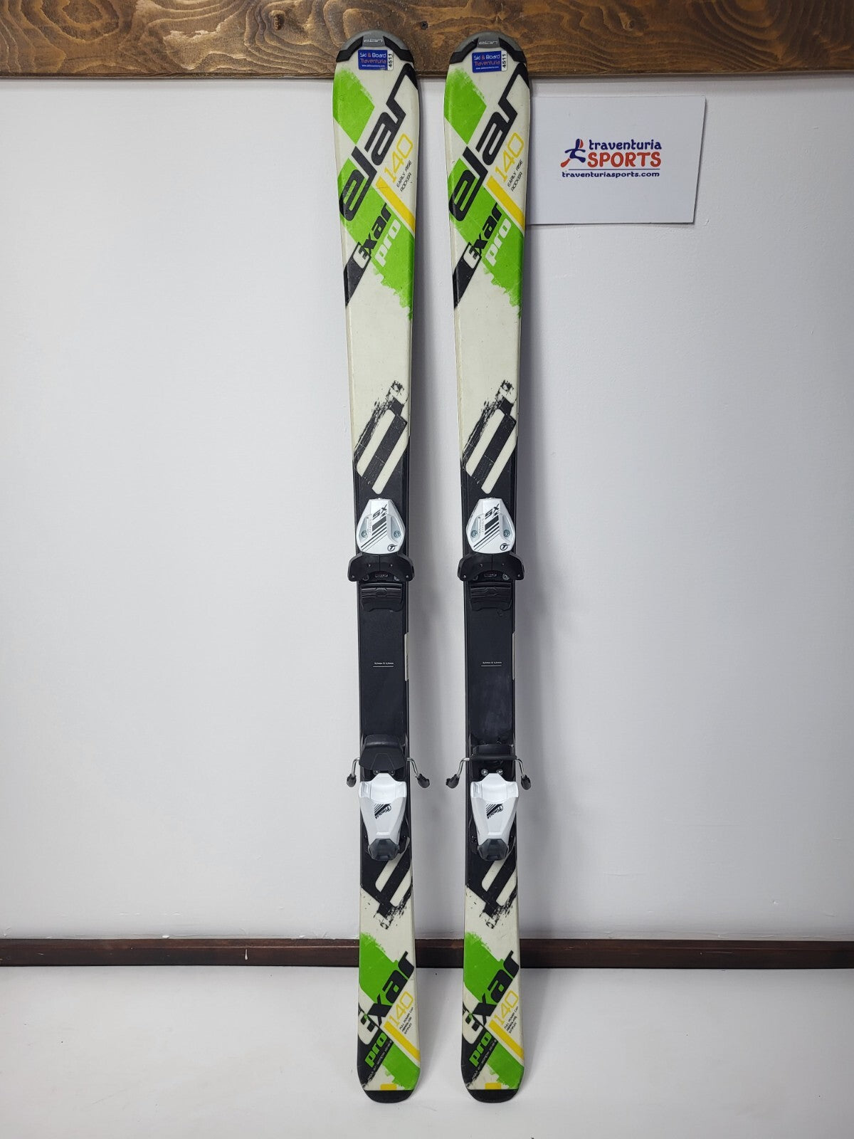Elan Exar Pro 140 cm Ski + NEW Tyrolia 7.5 Bindings Sport Snow Winter Fun