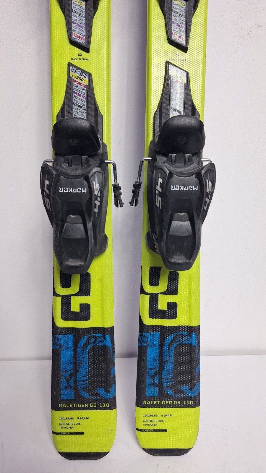Volkl Racetiger GS 110 cm Ski + Marker 4.5 Bindings Fun Snow Winter Sport