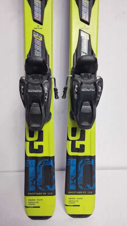 Volkl Racetiger GS 110 cm Ski + Marker 4.5 Bindings Fun Snow Winter Sport