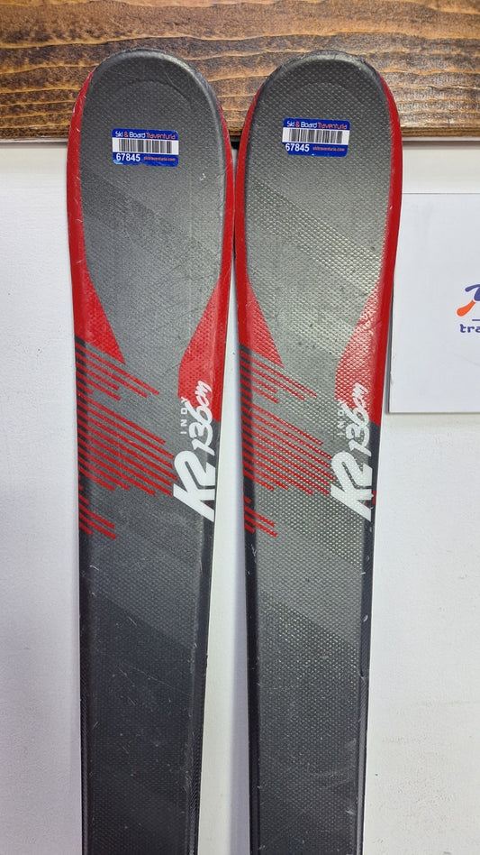 K2 Indy 136cm Ski + Marker 4.5 Bindings Winter Sport