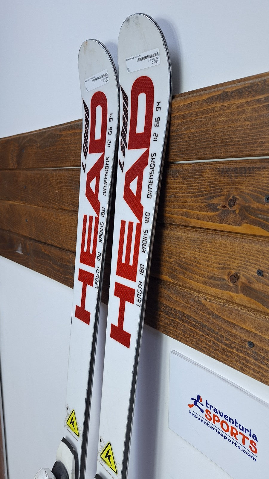 HEAD World Cup i.Speed ​​180cm Ski + Tyrolia SP13 Bindungen Wintersport