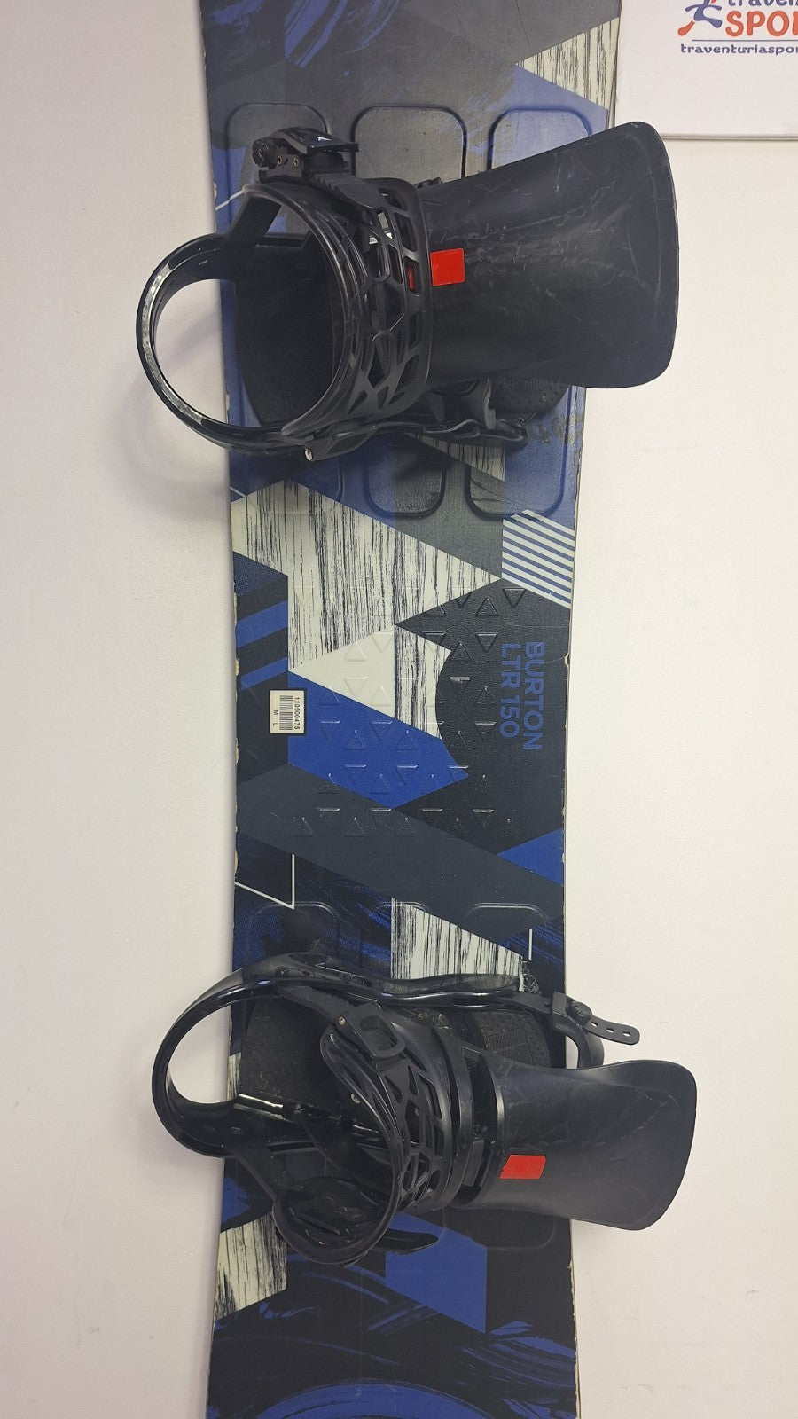 Burton LTR 150 cm Snowboard + Burton M  Bindings Winter Snow Adventure Fun