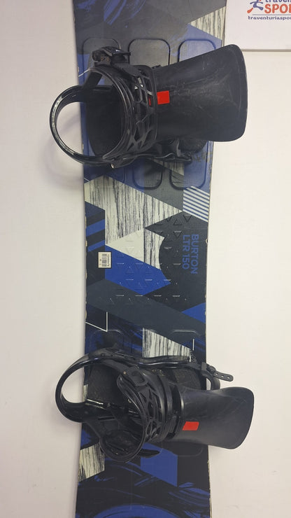 Burton LTR 150 cm Snowboard + Burton M  Bindings Winter Snow Adventure Fun