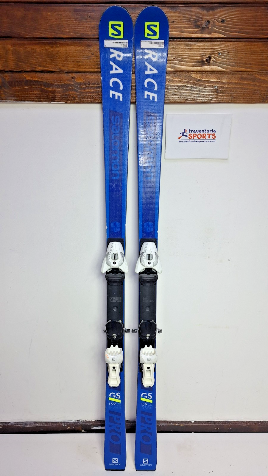 Salomon SRace GS 159 cm Ski + Salomon 10 Bindings Winter Sport Snow Fun