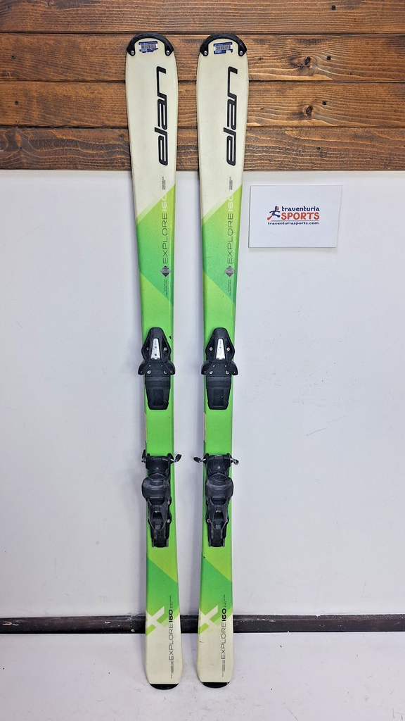 Sci Elan Explore X 160 cm + attacchi Elan ESR 10 Divertimento invernale sulla neve all'aperto