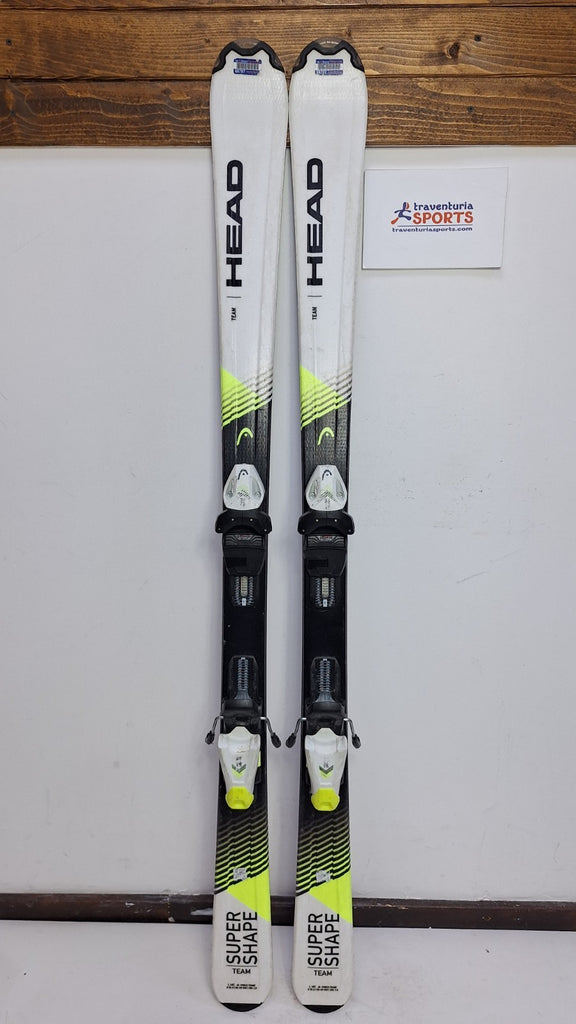HEAD SupershapeTeam SLR PRO 147cm Ski + HEAD SLR 7.5 Bindungen Wintersport