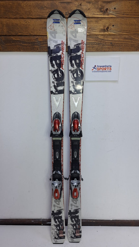 Fischer Heat 74 155 cm Ski + HEAD 11 Bindings Adventure Winter Sport