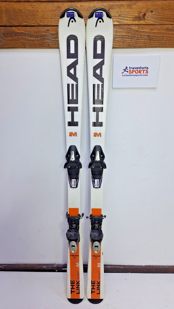 HEAD The Link 150 cm Skis + Tyrolia BYS 10 Bindings Winter Sports Snow Fun