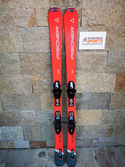 Fischer RC One X 150cm  Ski + Fischer RS 9 Bindings Adventure Winter Sport
