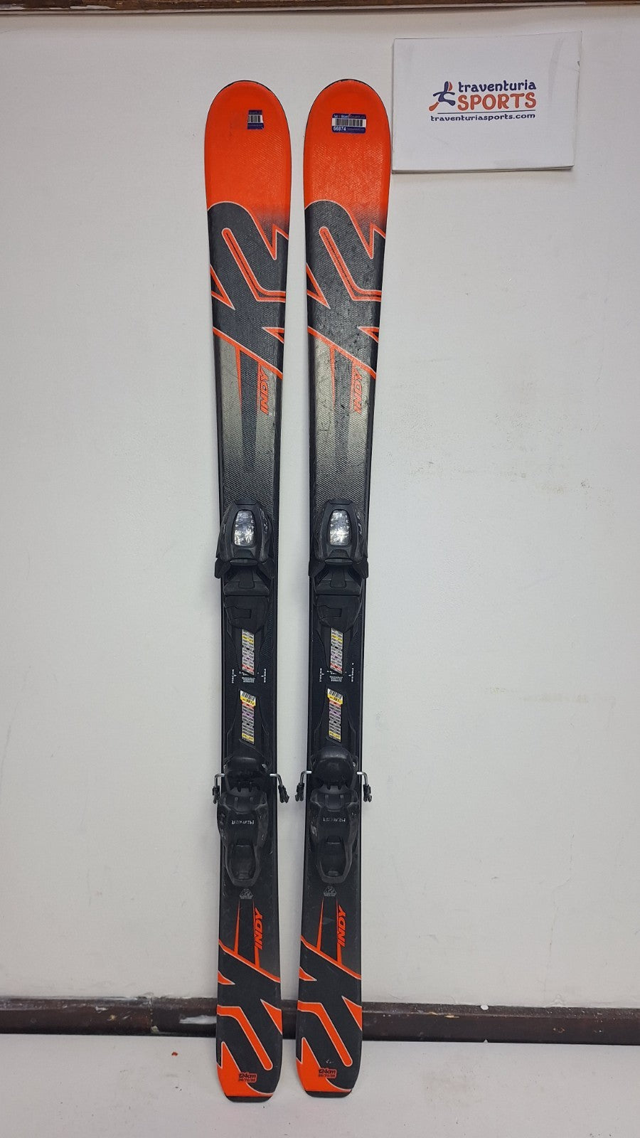 K2 Indy 124cm Ski + Marker 4.5 Bindings Winter Sport
