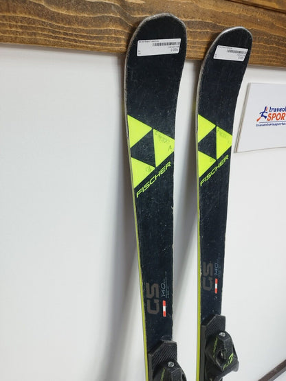Sci Fischer RC4 WC 140 cm + attacchi Fischer 7.5 Sport invernali