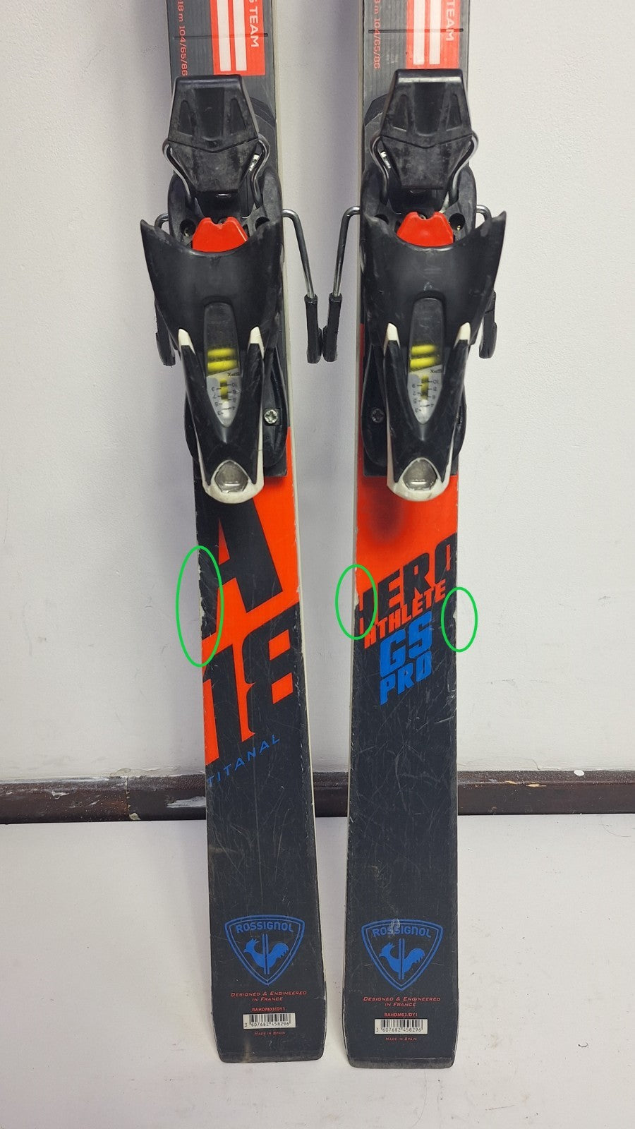 Rossignol Hero Athlete GS Pro 158 cm Ski + Look SPX10 Bindung Wintersport