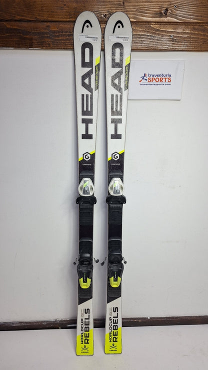 HEAD World Cup Rebel 145cm Ski + HEAD 9 Bindings Winter Sport