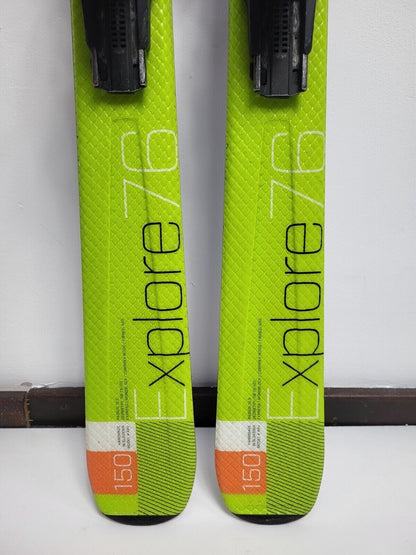 Elan Explore eRise 76 150 cm Ski + fixations Elan ESR 10 Hiver, neige et sport