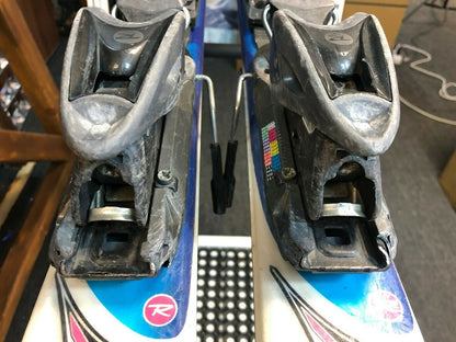 Rossignol RocX 130 cm Ski + Rossignol 9.5 Bindungen Wintersport Schnee Outdoor CBS