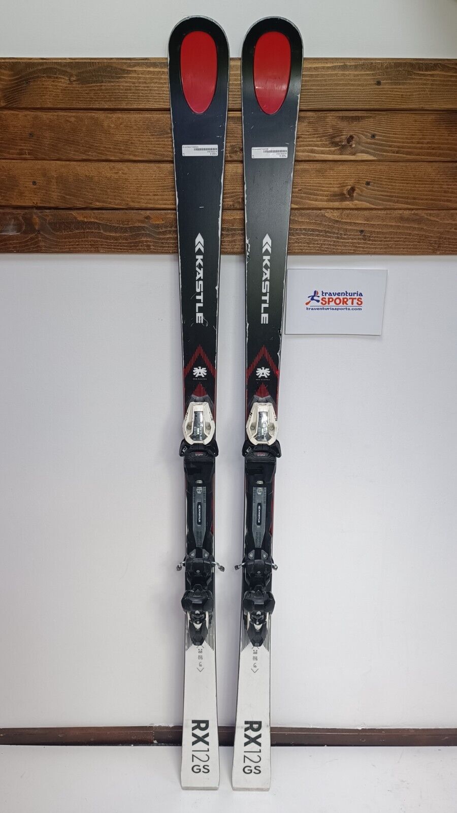 Kastle RX12 GS 175cm Ski + Kastle 12 Bindings Winter Sport