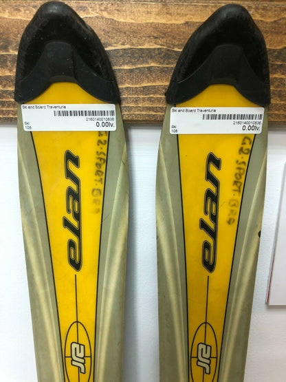 Elan Team Carve JR 108 cm Skis + Tyrolia 4.5 Bindings Winter Snow Fun Outdoor