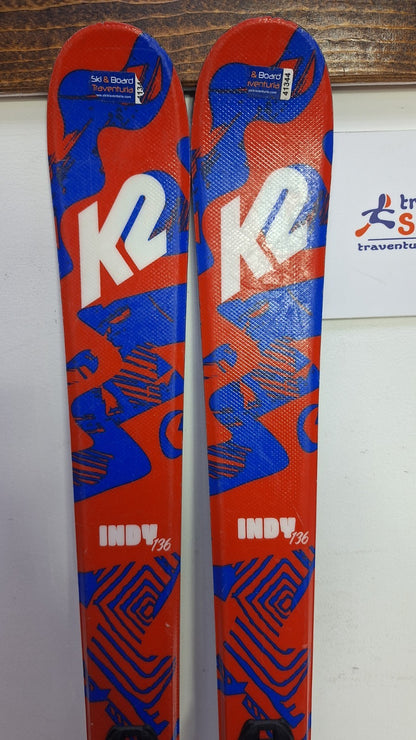 K2 Indy 136cm Ski + Marker 4.5 Bindings Winter Sport