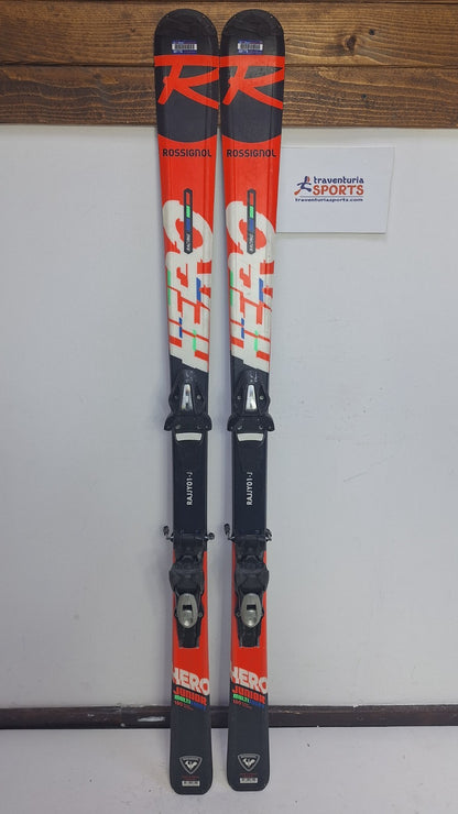 Rossignol Hero J 150 cm Ski + Fixations Elan ESR 10 Hiver Plaisir Neige Sports