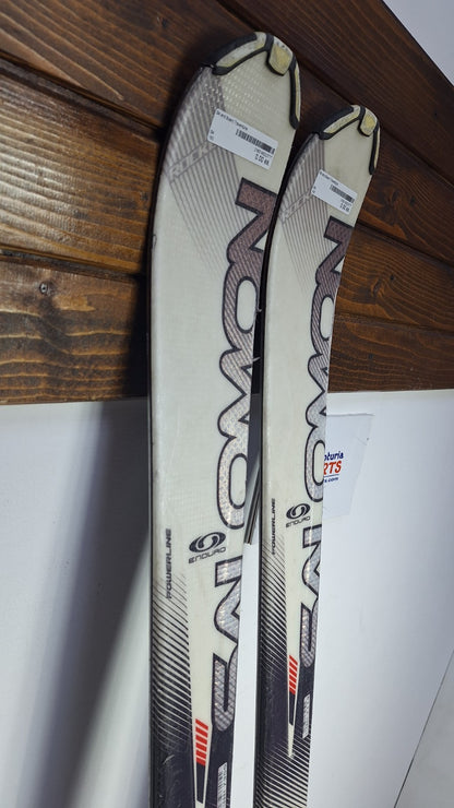 Salomon Enduro LX 750R 160cm Skis + Salomon 10 Bindings Winter Fun Snow