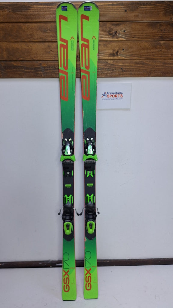 Elan GSX Pro 170 cm Skis + Elan ELS 11 Bindings Winter Fun Snow Sport Adventure