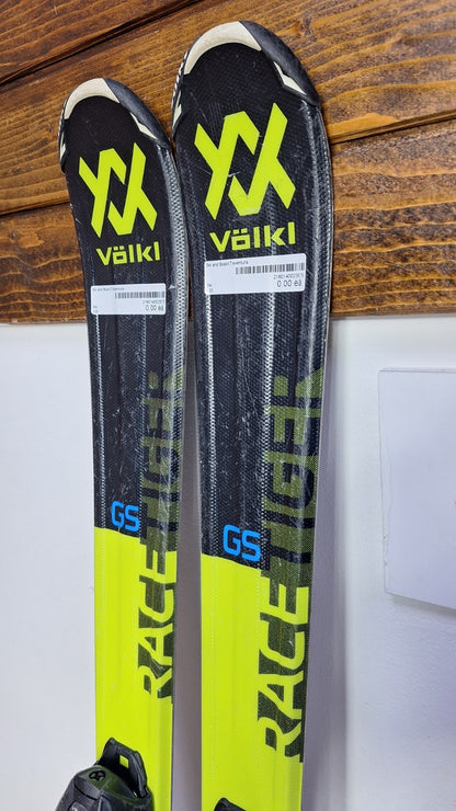 Volkl Racetiger GS 13 120cm Skis + Marker 4.5 Bindings Winter Fun Snow