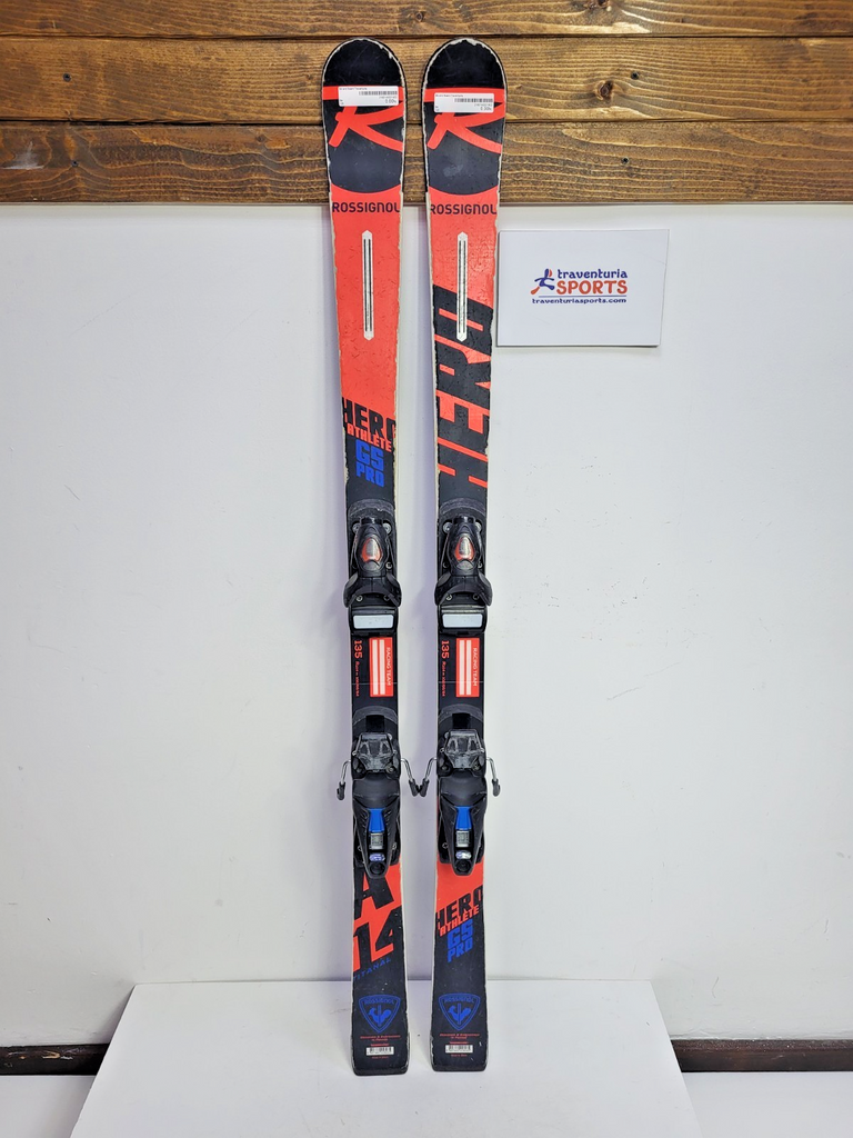 Sci Rossignol Hero Athlete GS Pro A14 135 cm + attacchi Look 10 Divertimento invernale sulla neve
