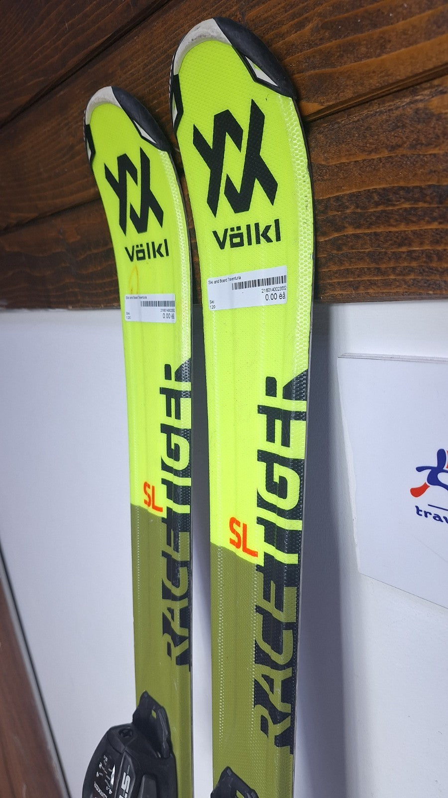 Völkl Racetiger 13 SL 120 cm Ski + Marker 4.5 Bindungen Wintersport Schneespaß