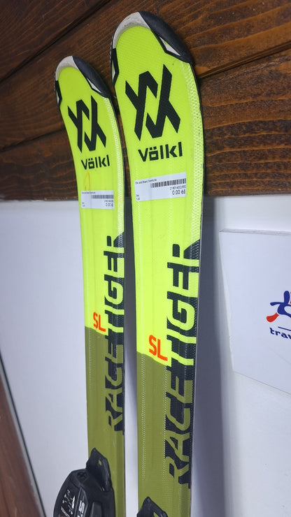 Völkl Racetiger 13 SL 120 cm Ski + Marker 4.5 Bindungen Wintersport Schneespaß