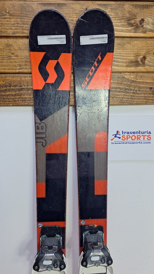 Scott Jib 158 cm Ski + Scott 11 Bindungen Winter Fun Schneesport