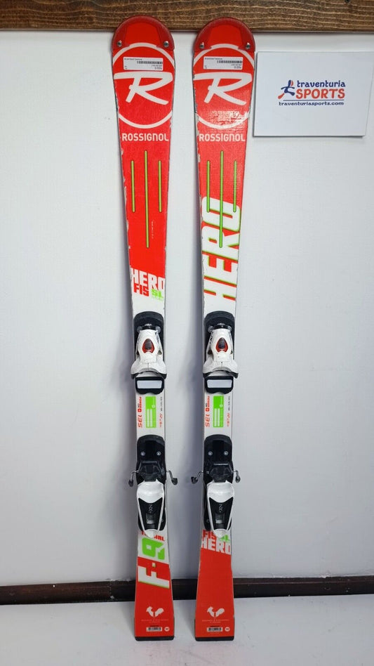 Rossignol Hero FIS SL Pro 135 cm Ski + Look 7 Bindungen Adventure
