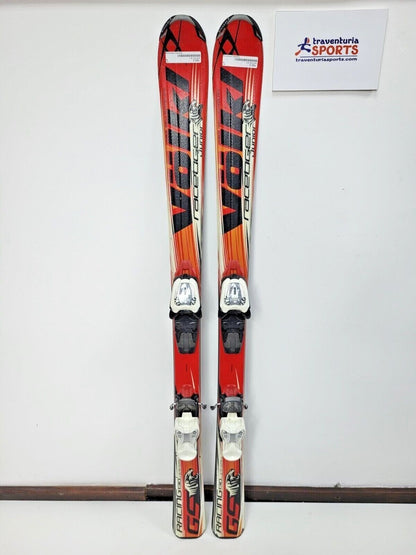 Völkl Racetiger GS R JR 130 cm Ski + Marker 7 Bindungen Wintersport Schneespaß