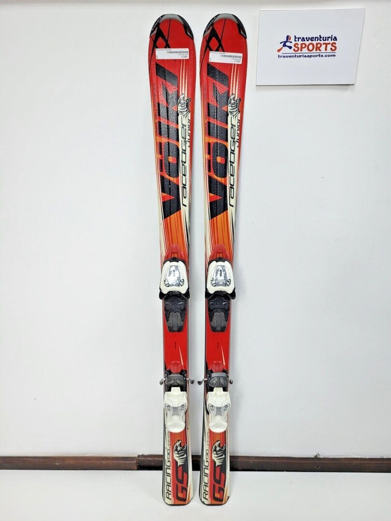 Völkl Racetiger GS R JR 130 cm Ski + Marker 7 Bindings Winter Sport Snow Fun