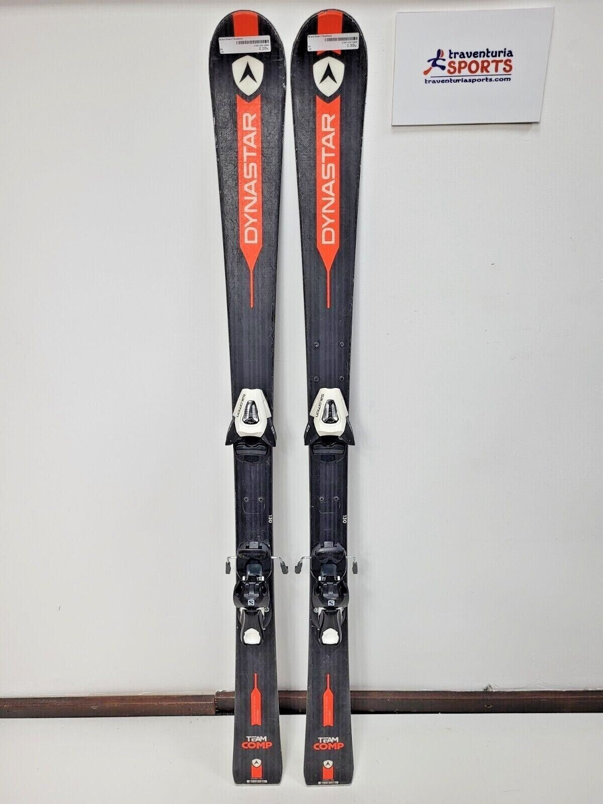 Dynastar Team Comp 130 cm Ski + fixations Salomon 4.5 neuves Neige, divertissement et sport