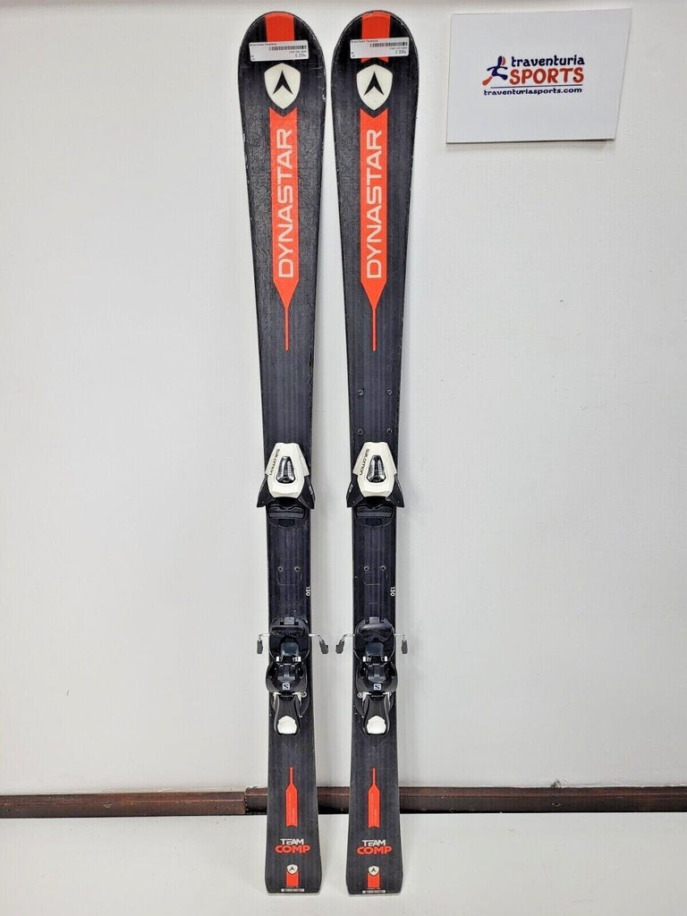 Dynastar Team Comp 130 cm Ski + Brand New Salomon 4.5 Bindings Snow Fun Sport