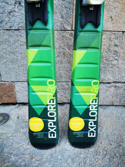 Elan Explore Pro QS 140cm  Ski + Elan EL 7.5 Bindings Adventure Winter Sport