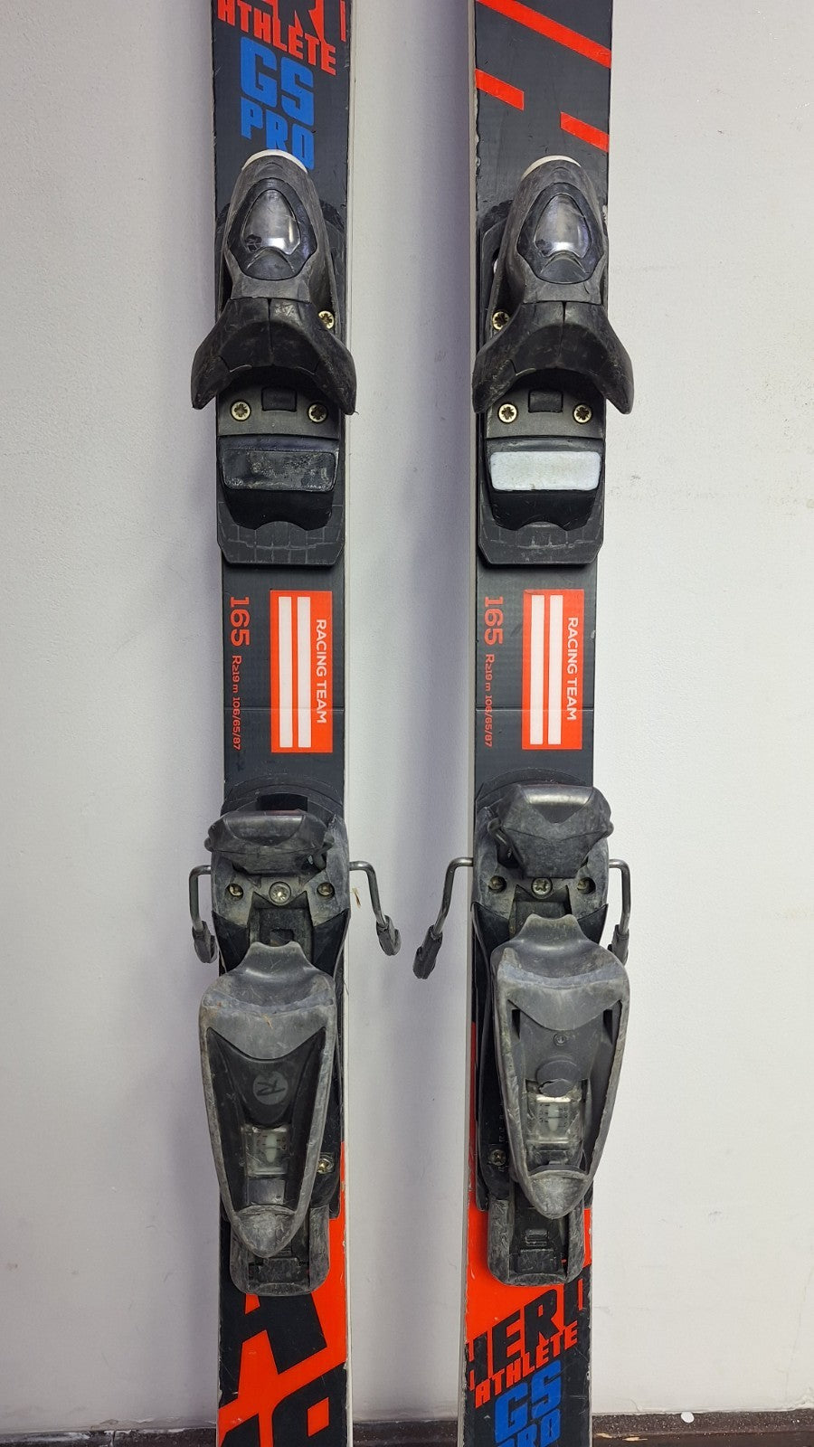 Rossignol Hero FIS GS Pro 165 cm Ski + Rossignol 7 Bindungen Winterspaß Schnee