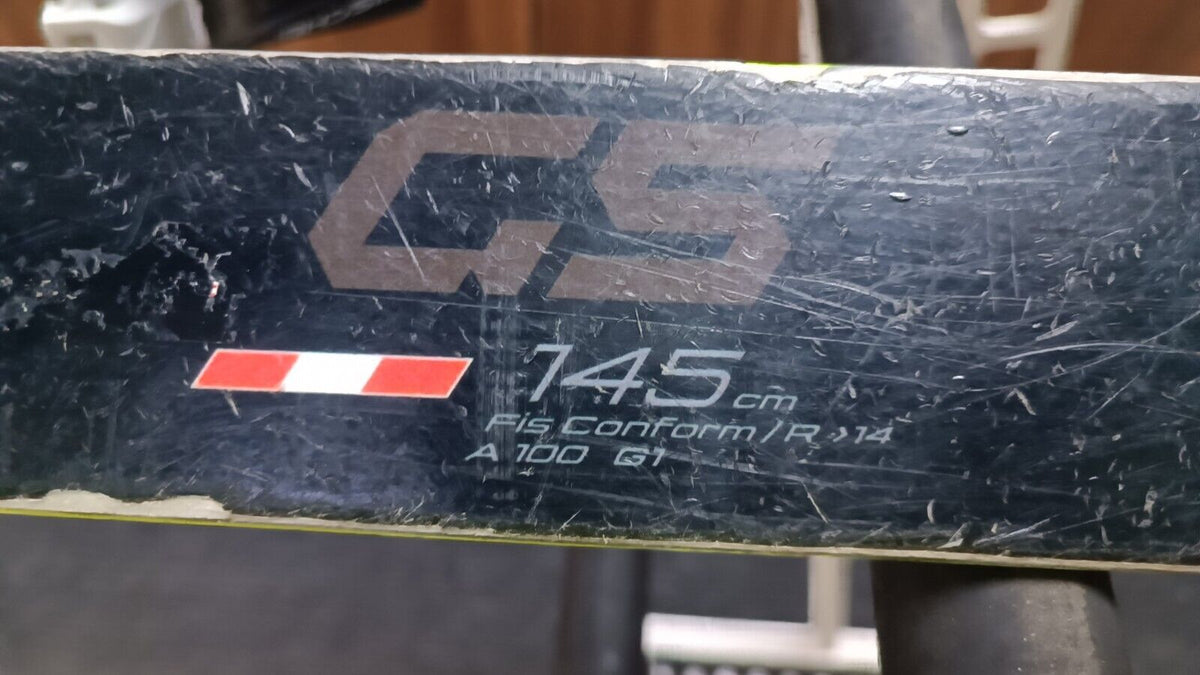 Fischer RC4 GS FIS 145 cm Ski + Fischer 9 Bindungen Wintersport Abfahrtsspaß