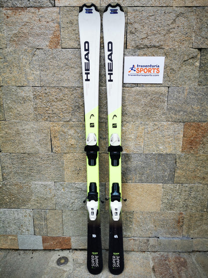HEAD Supershape Team Easy 157cm  Ski + HEAD 7.5 Bindings  Winter Sport