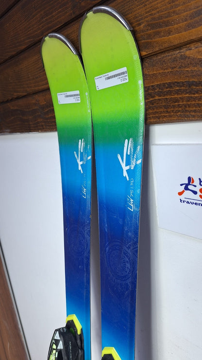 K2 LUV 75 149cm Ski + Fischer 11 Bindings Winter Adventure Winter