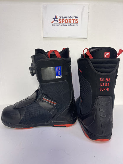 Bottes de snowboard HEAD 600 4D BOA  (EU 41 1/3 ; UK 7 1/2 ; Mondo 265) Hiver