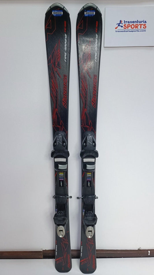 Nordica Fire Arrow TM 130 cm Ski + Elan ESP 7.5 Bindings Winter Adventure Winter