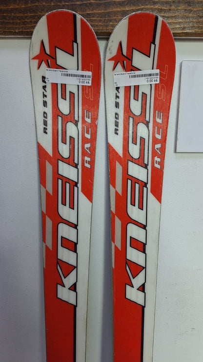 Kneissl Red Star Race SL 136cm + Elan 7 Bindings Winter Sport Outdoor