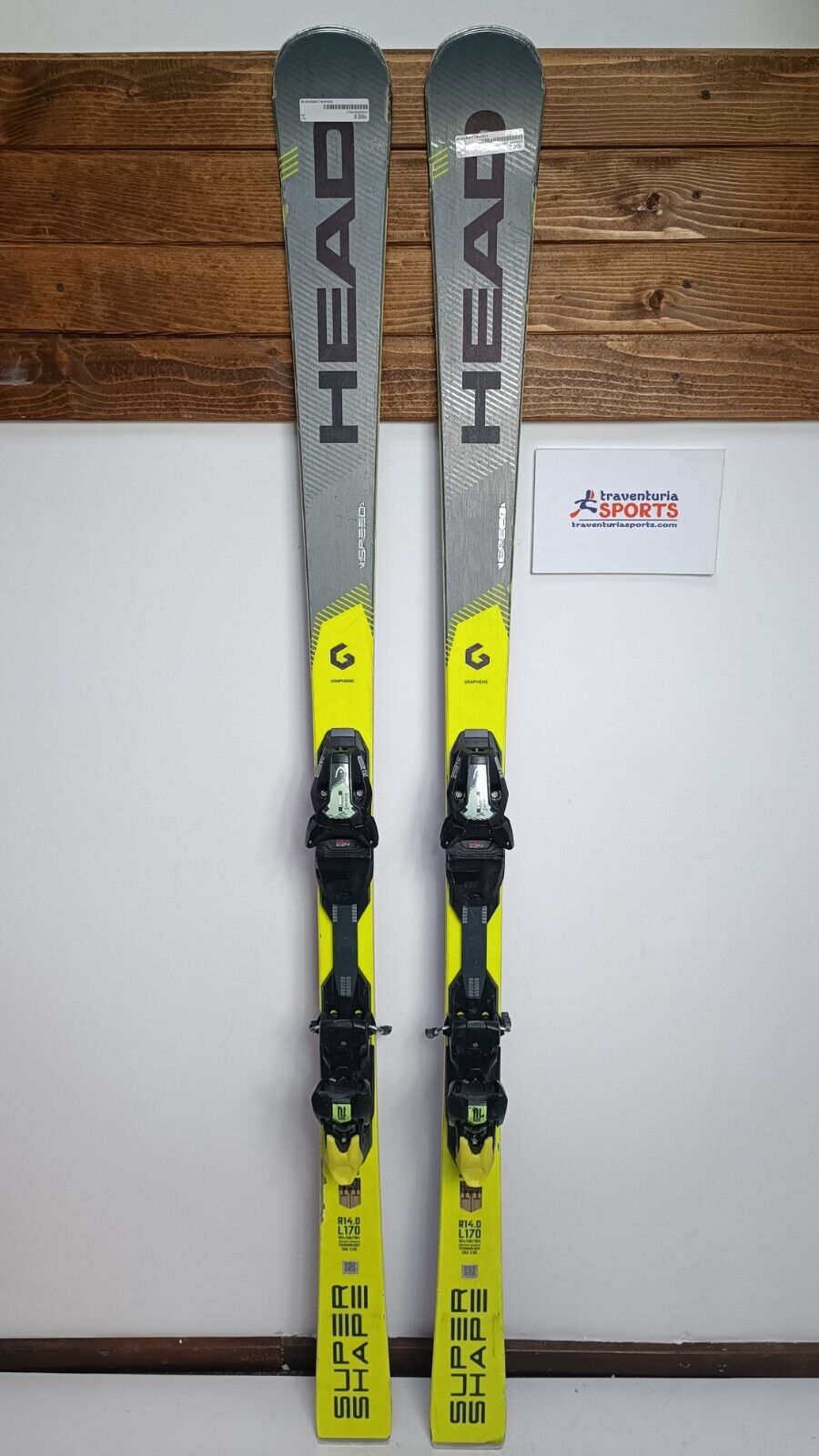 HEAD SuperShape i.Speed 170cm Ski + HEAD 12 Bindings Winter Sport