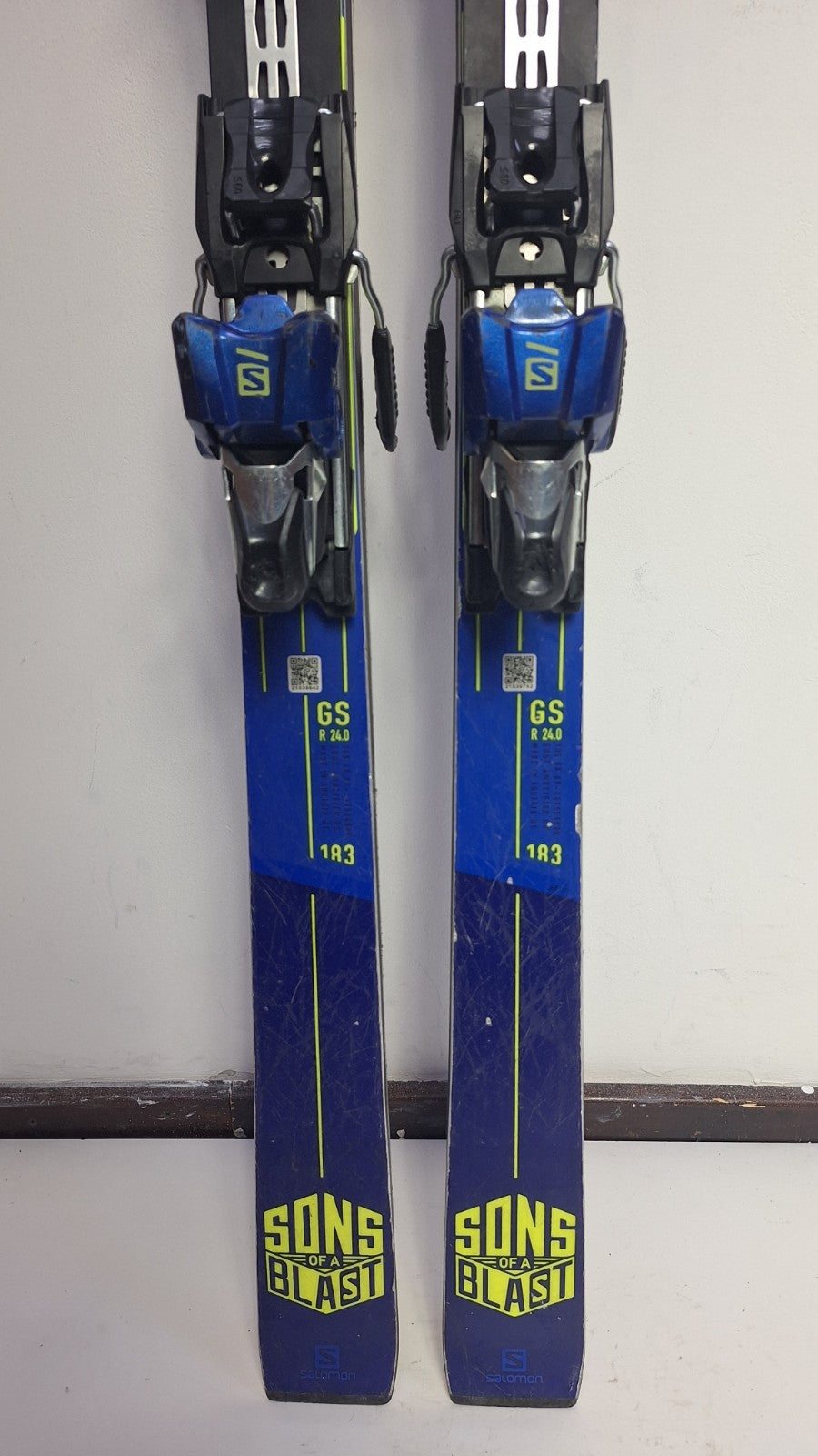 Sci Salomon S/Race Pro 24 GS Race 183 cm + Attacchi Salomon X16 LAB Sport Invernali