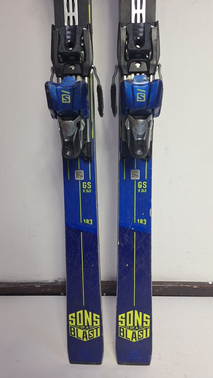Sci Salomon S/Race Pro 24 GS Race 183 cm + Attacchi Salomon X16 LAB Sport Invernali