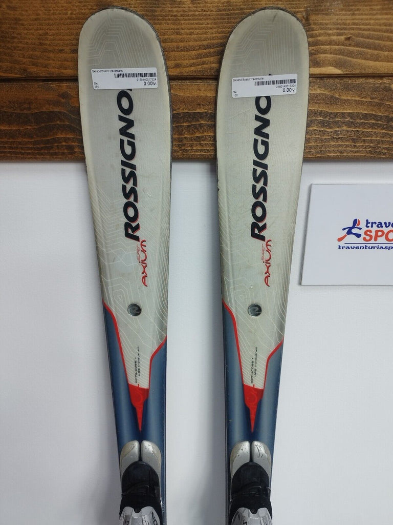 rossignol vs salomon skis Rossignol T-Power 150 cm Ski + Salomon 7.5 Bindings Winter Fun Snow – Traventuria Sports