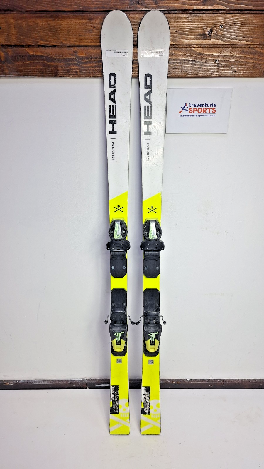 HEAD WC Rebels i.GS RD Team 153 cm Ski + Fischer RC9 Bindungen Wintersport