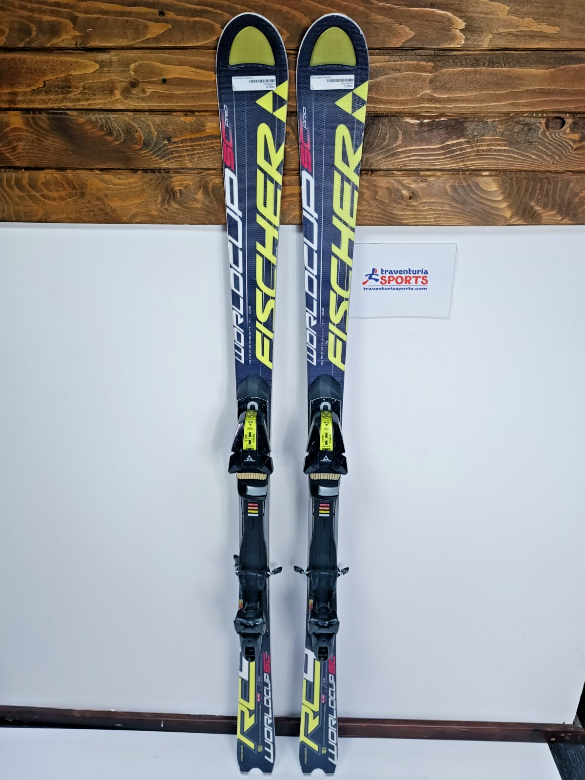 Fischer RC4 World Cup SL Pro 165 cm Ski + Fischer XTR 12 Bindings Fischer RC4 World Cup SL Pro 165 cm Ski + Fischer XTR 12 Bindings